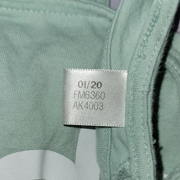 Adidas Women's Mint Green Racer Back Tank Top - Picture 4 of 5